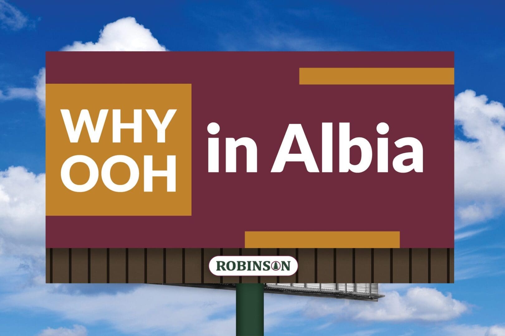 A billboard with the words " why pooh in albania ?" on it.