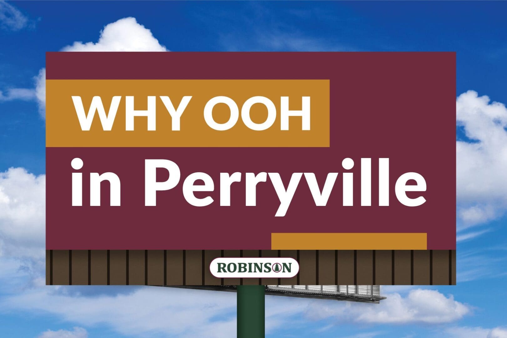 A billboard that says why ooh in perryville