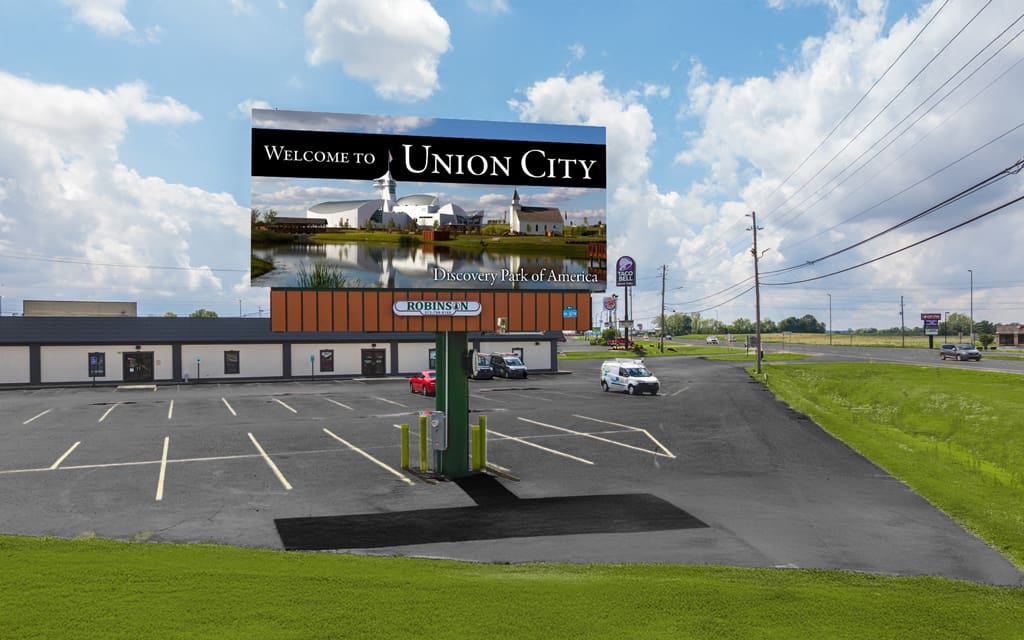 OOH billboard advertising in Union City, Tennessee