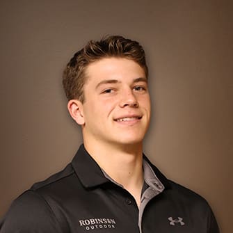 A young man in black shirt and gray shirt.