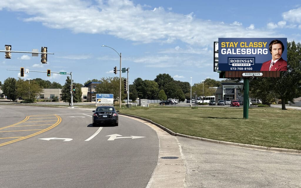 OOH billboard advertising in Galesburg, Illinois Home Blvd & Carl Sandburg Drive