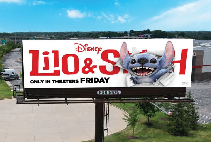 Billboard advertising Disney's Lilo & Stitch